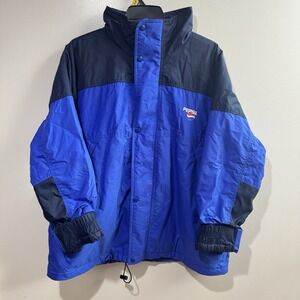 Vintage Wear Guard Pepsi Puffer Jacket Thinsulate Water-Resistant Men's Size XL
